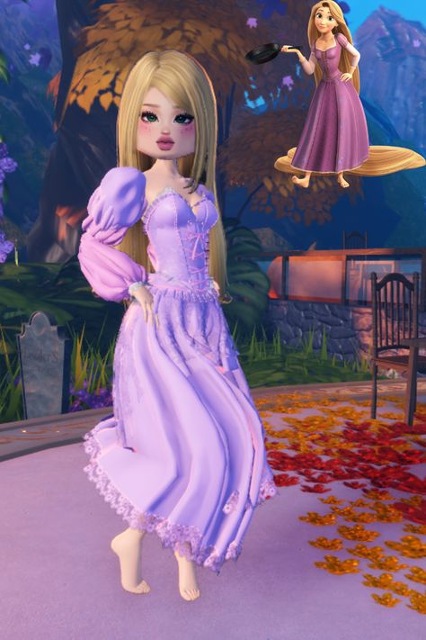 Dress to Impress Disney Princess Rapunzel From Tangled Rapunzel, Tangled, Dress To Impress, Disney Princess, Disney