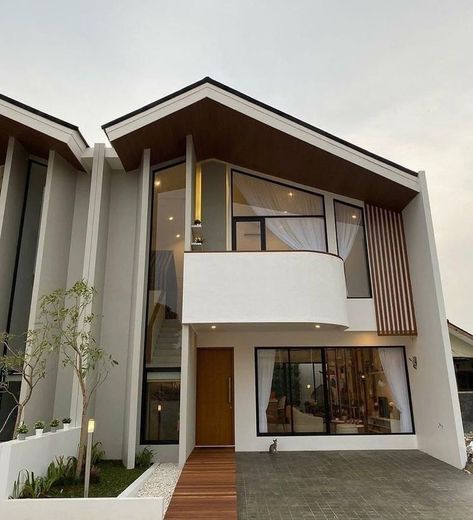 Fasad Design, Eksterior Modern, Modern Small House Design, Small House Design Exterior, Modern House Facades, Modern Exterior House Designs, Architect Design House, التصميم الخارجي للمنزل, Minimal House Design