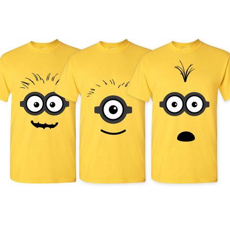 Minion Shirts, Minion Birthday Party, Cute Minions, Minion Birthday, Minion Party, Silhouette Files, Digital Cut File, Cricut Svg, Silhouette Designer Edition