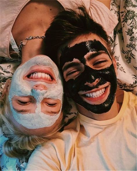 Face Masks, Facial, Black And White, White, Black