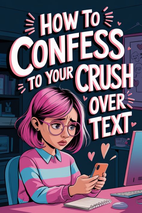 Have you been crushing on someone and want to confess your feelings over text? It can be nerve-wracking, but with the right approach, you can do it smoothly. Check out these helpful tips on how to confess to your crush over text: Be genuine, express yourself clearly, be respectful of their response, and most importantly, be yourself. Remember that honesty is key in any confession. Take a deep breath, gather your courage, and send that message when you're ready. Good luck! Crush Over Text, Confess Your Feelings, How To Confess, Processing Emotions, Impress Your Crush, How To Impress, Crushing On Someone, Get A Girlfriend, Get A Boyfriend