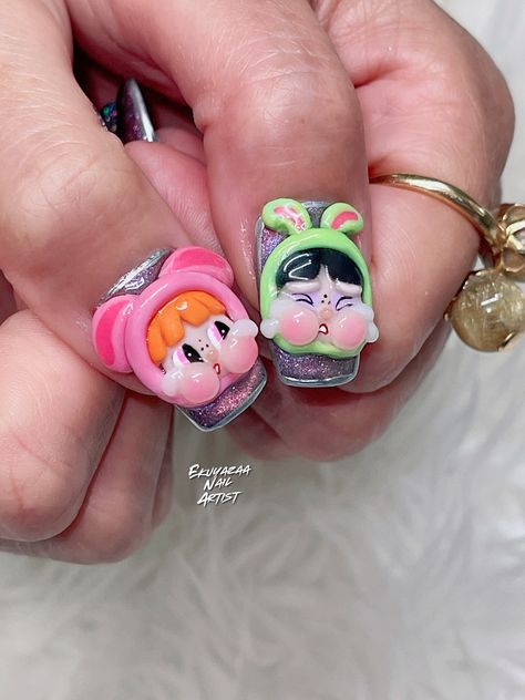 Nail Chibi, Crying Baby, Korean Words Learning, Baby Nails, Body Reference Poses, Design Nails, Baby Crying, Body Reference, Nail Art Hacks