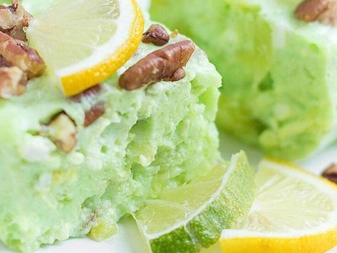 The Art of Cooking Utah's Iconic Green Jell-O Salad Lime Jello Salad, Green Jello Salad, Lime Jello Salads, Congealed Salad, Gelatin Salad, Green Jello, Pineapple Kitchen, Lemon Jello, Jello Salad