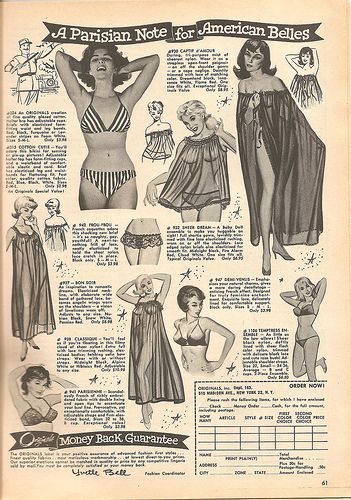 Baby Doll Pajamas, Barefoot In The Park, Frederick’s Of Hollywood, Baby Mickey, Fredericks Of Hollywood, Hollywood Fashion, Vintage Lingerie, Vintage Holiday, Vintage Ads