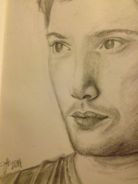 Jensen Ackles aka Dean Winchester from Supernatural drawing I did Dean Winchester Drawing, Supernatural Drawings, Easy Sketches, Supernatural Dean, Amazing Drawings, Sketches Easy, Dean Winchester, Jensen Ackles, Winchester