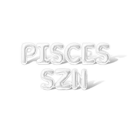 Letter Balloons - Pisces SZN 16" Inch Alphabet Letters Foil Mylar Balloon Birthday Party B 🥰 Save This Pin, Then Explore Our Website balloon type font, balloon text font, font balloon typography, balloon font wallpaper, balloon font writing, 2024 balloon font, balloon font 3d Pisces Party Theme, Pisces Szn, Balloon Font, Silver Letter Balloons, Rose Gold Letter Balloons, Banner White, Gold Letter Balloons, Balloon Birthday Party, Balloon Company