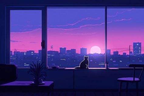 Animated Ipad Wallpaper, Desktop Wallpaper Vaporwave, Violet Desktop Wallpaper Aesthetic, Ipad Cozy Wallpaper, Dark Purple Aesthetic Wallpaper Desktop, Pc Wallpaper Purple Aesthetic, Pastel Purple Desktop Wallpaper, Lofi Aesthetic Wallpaper Pc, Lofi Wallpaper Laptop