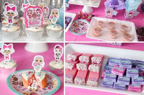 Lol Surprise Party Food Ideas, Lol Surprise Party Food, Lol Surprise Food Ideas, Lol Surprise Birthday Party Ideas Food, Lol Surprise Dolls Party Ideas Food, Lol Surprise Birthday Party Ideas, Surprise Birthday Party Ideas, Surprise Party Ideas, Lol Surprise Birthday Party