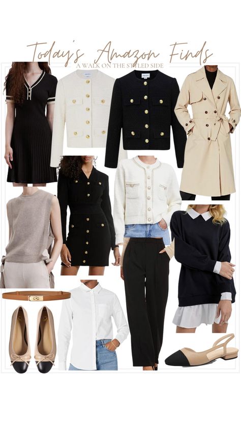 Old Money Outfit Amazon, Amazon Old Money Outfits, Capsule Wardrobe Old Money Style, Old Money Sweater Outfit, Old Money Amazon Finds, Amazon Work Outfits Women, Capsule Wardrobe Amazon, Amazon Capsule Wardrobe, Amazon Fall Outfits