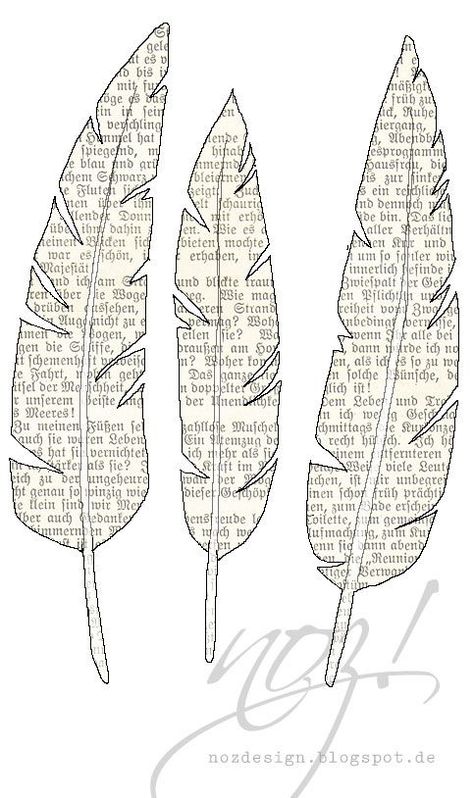 Feather Cards, Feather Diy, Paper Feathers, Newspaper Art, Book Page Crafts, Book Page Art, Newspaper Crafts, Feather Crafts, Feather Art