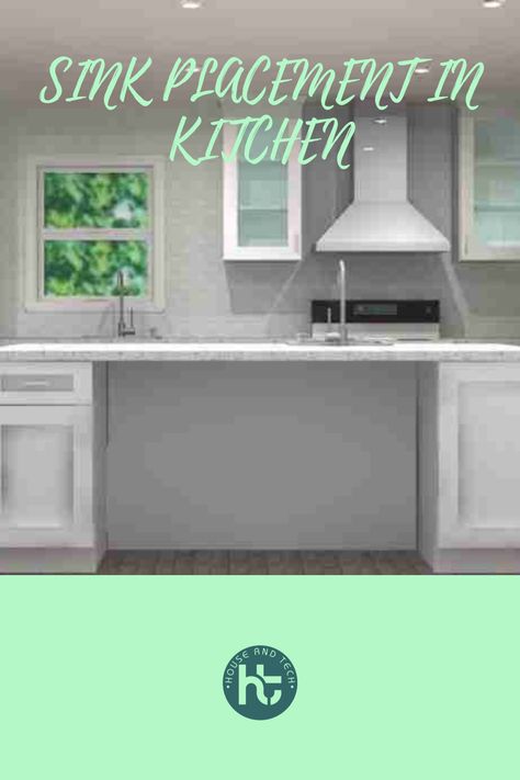 Kitchen island sink Placement Ideas. SHould you place a kitchen sink on an island? Kitchen Sink On Island, Kitchen Sink Placement, Sink On Island, Sink In Island Kitchen, Kitchen Island With Sink And Dishwasher, Kitchen Island Sink, Island Sink, Best Kitchen Layout, Kitchen Triangle