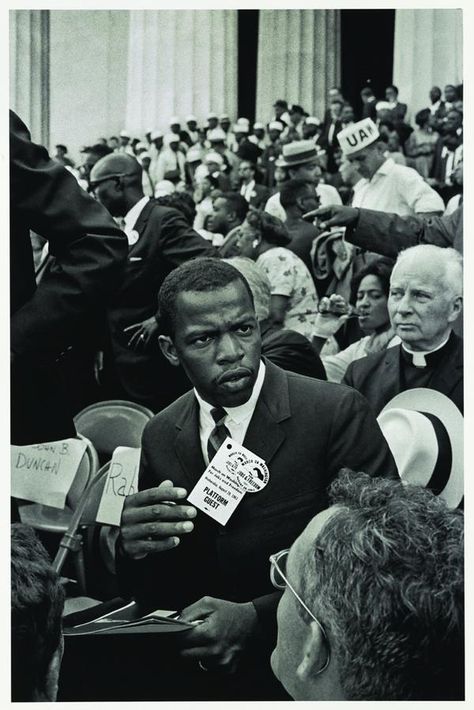 John Lewis, March on Washington, 1963 Freedom Riders, March On Washington, Black Leaders, Civil Rights Leaders, Making A Difference, African American History, Black American, Library Of Congress, History Facts