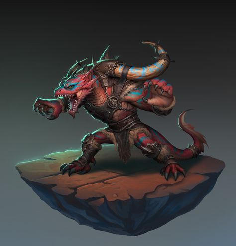 ArtStation - Dragonkin, Aaron Florento Kobold Barbarian Dnd, Kobold Barbarian, Dnd Dragonborn, Dungeons And Dragons Races, Chibi Characters, Alien Concept Art, Fantasy Races, Fantasy Dragon, Dungeons And Dragons Homebrew