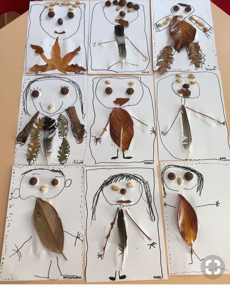 Regio Emilia Crafts, Prek Nature Crafts, Reggio Emilia Self Portraits, Reggio Emilia Science Activities, Reggio Autumn Activities, Reggio Emilia Fall Activities, Reggio Emilia Autumn Ideas, Reggio Fall Art, Reggio Emilia Science