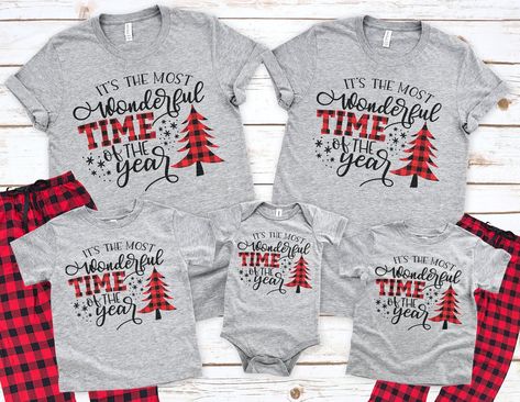 Christmas Pjs Family, Cricket Ideas, Matching Family Christmas Pajamas, Christmas Pj, Buffalo Plaid Shirt, Fall Shirts Women, Matching Christmas Shirts, Cricut Christmas, Christmas Clothes