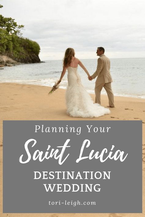 Saint Lucia Wedding, St Lucia Weddings, Caribbean Beach Wedding, Island Activities, Destination Wedding Cost, Destination Wedding Caribbean, Backyard Reception, Caribbean Beach, Caribbean Wedding