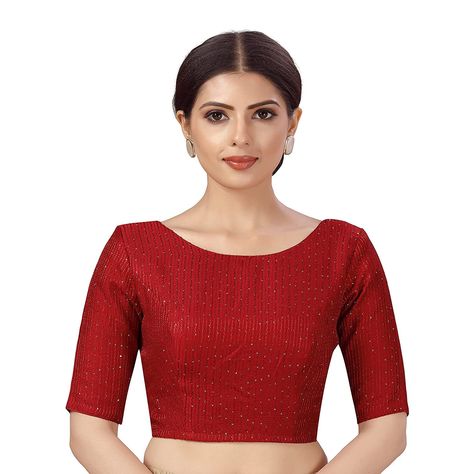 Silk Blouses For Women Saree, Board Neck Blouse Design, Boat Neck Designs For Blouse, Blouse Boat Neck Design, Sequin Blouse Designs, Boat Neck Blouse Pattern, Boat Neck Saree Blouse, Boat Neck Blouse Designs, Embroidered Saree Blouse