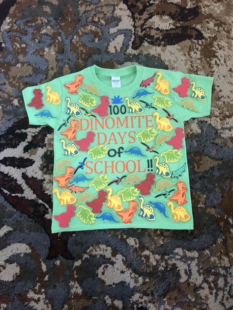 100 Days Of School Project Kindergartens, 100 Day Shirt Ideas, 100days Of School Shirt, 100 Días De Clases, 100th Day Of School Crafts, School Spirit Days, 100 Day Of School Project, Boys Diy, 100 Days Of School Shirt