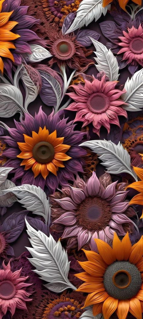 Sunflower Clip Art, Wallpaper Chat, Fall Backgrounds, Wallpaper Hd Nature, Zen Doodles, Tela Iphone, Floral Wallpapers, Rose Flower Pictures, Galaxy Wallpaper Iphone