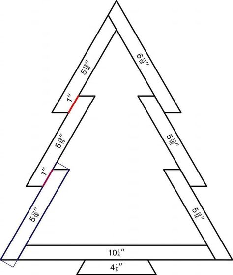 1x4 Christmas Tree, 2 X4 Christmas Tree, Wood Scrap Christmas Tree, Wood Christmas Tree Pattern, Wood Christmas Tree Measurements, 2x4 Halloween Projects, Homemade Wooden Christmas Trees, Christmas Tree Out Of Wood, Wood Craft Blueprints