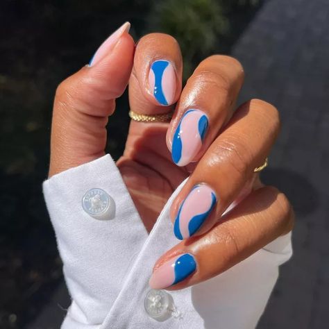 29 Negative Space Nails We're Positive You'll Love Negative Space Manicure, Space Nail Art, Negative Space Nail Art, Negative Space Nails, Artsy Ideas, Space Nails, Hair Concerns, Edgy Nails, Body Hair Removal