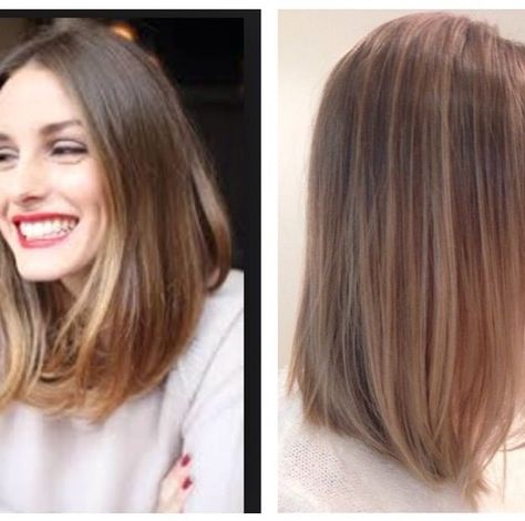 Olivia Palermo Hair, Ideas For Hair Color, Medium Brunette, Pastel Purple Hair, Haircut Medium, Brunette Balayage, Brunette Balayage Hair, Hair Color Purple, Pinterest Hair