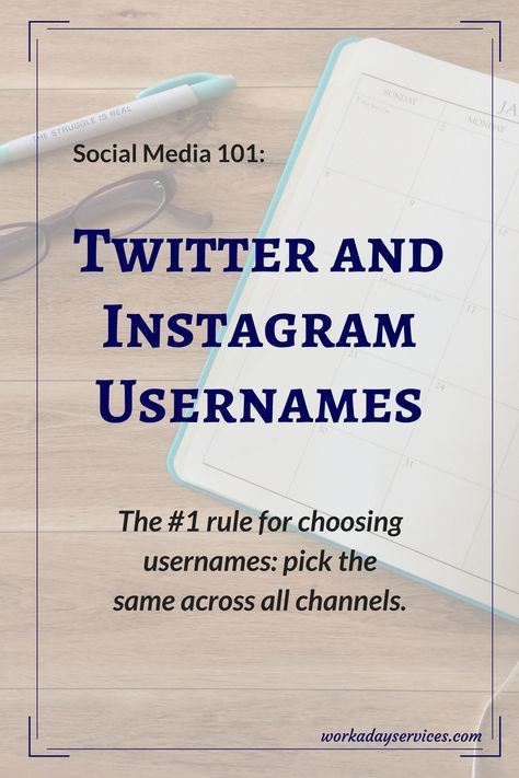 Social Media 101: Match Your Twitter and Instagram Usernames Username For Twitter, Matching Username Ideas, Matching Usernames, Instagram Usernames, Display Names, Twitter Marketing Strategy, Twitter Username, Social Media List, Social Media 101