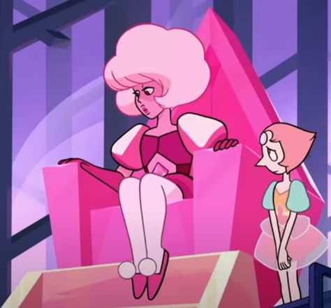 Pink Diamond Steven Universe Pfp, Pink Diamond Pfp, Su Pink Diamond, Steven Universe Screenshots, Rose Steven Universe, Steven Universe Pink Diamond, Pink Diamond Su, Rose Quartz Steven Universe, Blue Diamond Steven Universe