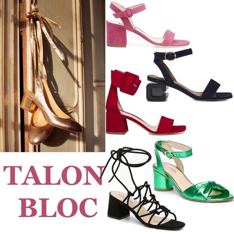 Le talon bloc, tendance chaussures printemps été 2019 Louboutin Pumps, Cosmopolitan, Christian Louboutin Pumps, Shoe Rack, Christian Louboutin, Espadrilles, Baskets, Pumps, Sandals