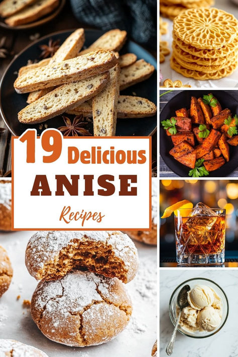 A collection of 19 recipes using anise extract for sweet and savory dishes. How To Make Anise Extract, Recipes With Anise Extract, Anise Recipes, Anise Bread, Anise Cookie Recipe, Anise Extract, Anise Cookies, Anise Seed, Recipes Yummy