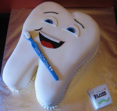 Tooth cake Dental Cake, Dentist Cake, Doctor Cake, Tooth Cake, Sculpted Cakes, Unique Cakes, Novelty Cakes, Take The Cake, Fondant Cakes