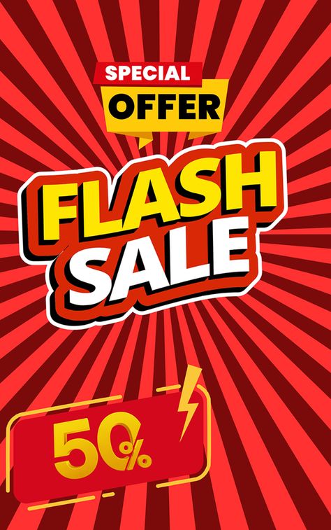 Edit Flash Sale Vektor Flash Sale, Premium Vector, Graphic Resources, Flash