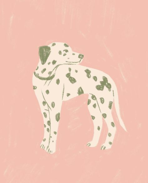 January 27, Dog Wallpaper, Sketchbook Drawing, Cartoon Dog, To The End, Drawing Techniques, Cute Illustration, Illustration Print, Dalmatian