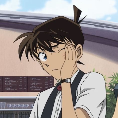 Shinichi Kudo, Ran And Shinichi, Kaito Kuroba, Conan Comics, Kudo Shinichi, Magic Kaito, Case Closed, Cute Cartoon Drawings, Funny Reaction Pictures