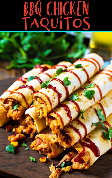 Shredded Bbq Chicken Wraps, Recipes For Leftover Bbq Chicken, What To Do With Leftover Bbq Chicken, Bbq Chicken Recipes For Dinner, Rotisserie Chicken Recipes Bbq, Shredded Bbq Chicken Recipes, Bbq Chicken Roll Ups, Bbq Chicken Taquitos, Chicken Recipes Bbq