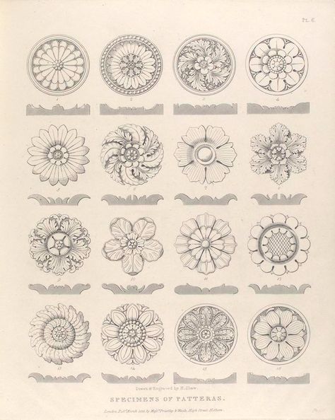 Fiori Art Deco, Motifs Art Nouveau, Ornament Drawing, Carving Designs, Old Book, Illuminated Manuscript, Metal Work, Arabesque, Sacred Geometry