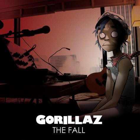 "The Fall" by Gorillaz Plastic Beach 2d, Punk Artwork, Gorillaz Albums, Jamie Hewlett Art, Russel Hobbs, The Wombats, Album Collection, Plastic Beach, Mos Def