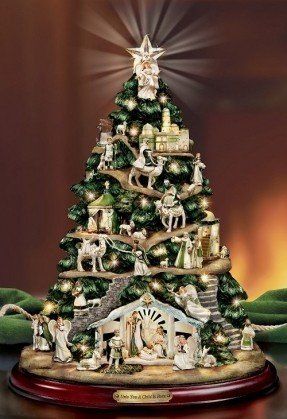 Beautiful! Irish Nativity tree. I really would like a nativity Nativity Tree, Irish Christmas, Christmas Nativity Set, Unique Christmas Trees, Christmas Nativity Scene, Navidad Christmas, Christmas Villages, Christmas Nativity, Noel Christmas