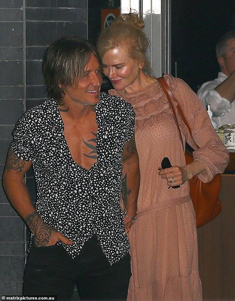 Nicole Kidman holds hands with husband Keith Urban as they leave a Japanese restaurant | Daily Mail Online Nicole Kidman Husband, Nicole Kidman Keith Urban, 15th Wedding Anniversary, Hold Hands, Date Night In, Keith Urban, Japanese Restaurant, Nicole Kidman, Night In