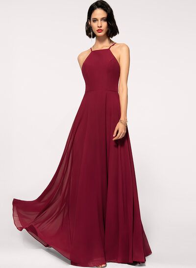 Princess Bridesmaid Dress, Sleeveless Bridesmaid Dresses, Floor Length Chiffon Bridesmaid Dresses, Floor Length Prom Dresses, Mermaid Bridesmaid Dresses, Dresses Chiffon, Bridesmaid Dresses Online, Square Neck Dress, A Line Prom Dresses