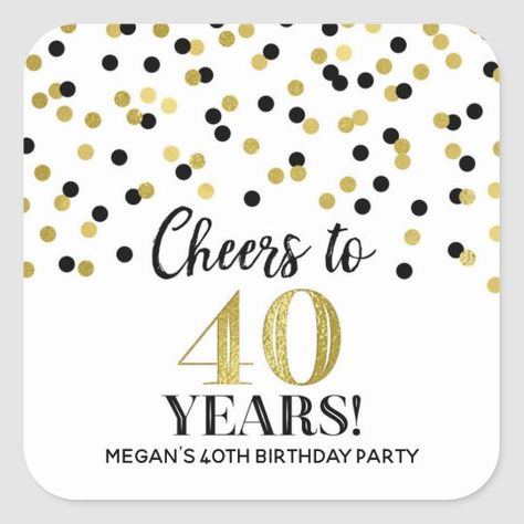 Cheers To 30 Years Birthday, Cheers To 50 Years Birthday, 30 Years Birthday, Cheers To 30 Years, Cheers To 40 Years, Cheers To 50 Years, 50 Years Birthday, Orange Confetti, Purple Confetti