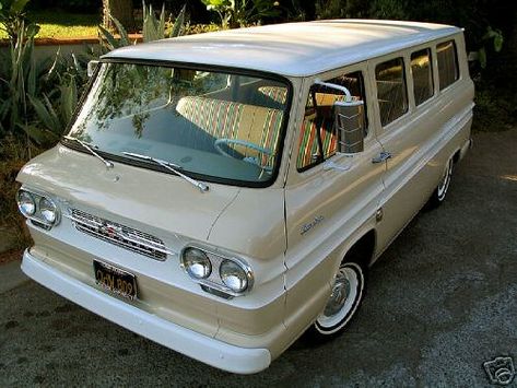 1962 Corvair Greenbrier Van | VintageModerntown | Flickr Rv Vintage, Chevrolet Corvair, Retro Photo, Vintage Camper, Classic Cars Trucks, Vintage Tin, Chevy Trucks, Camper Van, Hot Rod