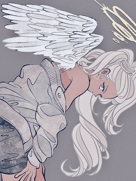 Maximum Ride, Angel Drawing, Fete Anime, 판타지 아트, Angel Art, Anime Angel, الرسومات اللطيفة, A Drawing, White Hair