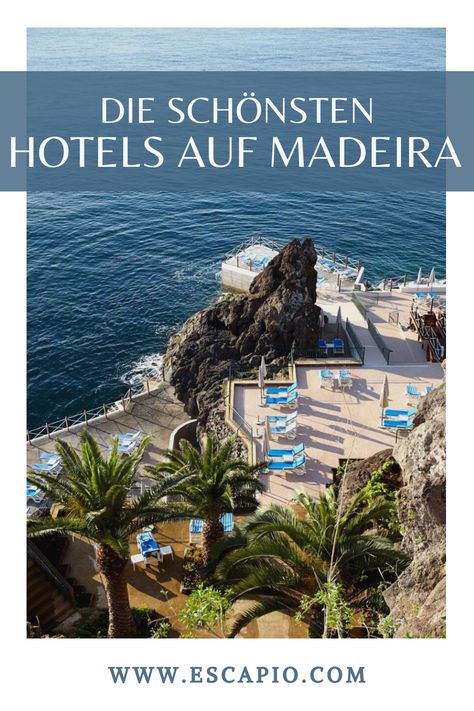 Hunderte Kilometer vor der marokkanischen Küste liegt die Blumeninsel Madeira im Atlantik. Die vielseitige Flora hat der schroffen Schönheit den Beinamen „schwimmender Garten“ beschert. Bei den Hotels auf Madeira herrschen das ganze Jahr frühlingshafte Temperaturen. Jetzt inspirieren lassen! Funchal, Top Hotels, Portugal, Hotel, Water