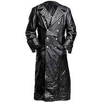 German Officer, Mens Leather Coats, Long Winter Coats, Trench Coat Men, Leather Trench, Men's Leather Jacket, Trench Coat Black, Leather Trench Coat, Mens Black Leather