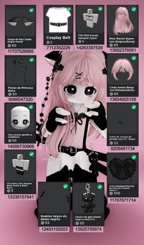 Gyaru Grunge, Emo Goth Aesthetic, Goth Roblox Avatars, Images Hello Kitty, Emo Roblox Avatar, Free T Shirt Design, Avatar Creator, Roblox Guy, Roblox T Shirts