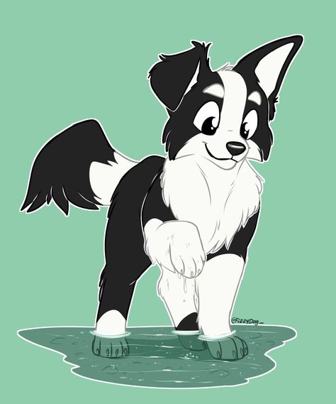 Bluey Fanart, Dog Design Art, Dog Animation, Cute Cartoon Characters, Warrior Cat, Dog Drawing, Cute Animal Drawings, Kawaii Drawings, My New Room