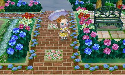 Animal Crossing: New Leaf QR Code Paths Pattern Animal Crossing New Leaf Qr Codes, Acnl Paths, Garden Party Recipes, Brick Path, Animal Crossing 3ds, Animal Crossing New Leaf, Ac New Leaf, Leaf Animals, Animal Crossing Qr Codes Clothes