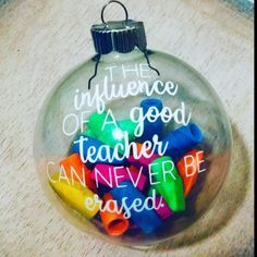 30 DIY Christmas Gifts for Teachers To their Acknowledge their Presence in your Life - Hike n Dip Diy Christmas Gifts For Teachers, Christmas Gifts For Teachers, Appreciation Gifts Diy, Teacher Appreciation Gifts Diy, Teacher Craft, Teacher Ornaments, Teachers Diy, School Teacher Gifts, Diy Teacher Gifts