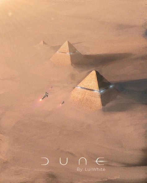 Dune Inspired Art, Dune Architecture, Dune Concept Art, Desert Temple, Artstation Concept Art, Dune Art, Visual Development, Shape And Form, Personal Project